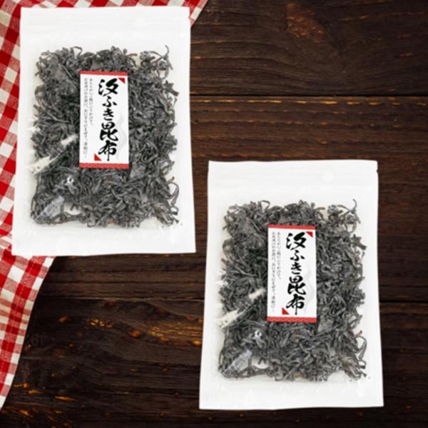 利尻島白とろろ昆布 汐ふき昆布 各2パックセット/計4パック●最高級の北海道・利尻昆布の中だけ用いた贅沢な「利尻島白とろろ昆布」お吸い物に浮かべてもよし、おむすびに巻いてとろろおにぎりにしても絶品です。内容：50ｇ×2パック　加工地: 北海...
