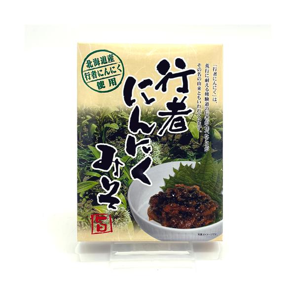 行者にんにくを、赤味噌に加えおいしく仕上げました。ほかほかごはんのお供に、おにぎりに、また料理の調味料としてもお使いいただけます。■原材料名：味噌、行者にんにく、砂糖、果糖ぶどう糖液糖、たん白加水分解物、発酵調味料、唐辛子/調味料（アミノ酸...