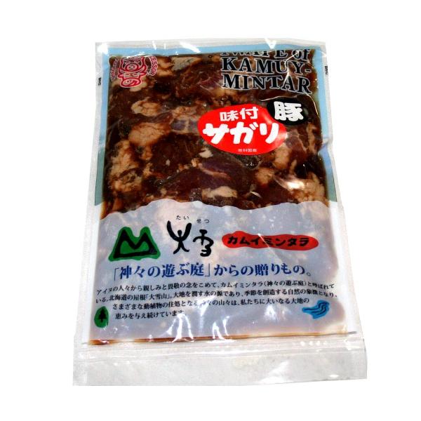 ※冷凍便での配送となります。豚の貴重な横隔膜の部位。国産豚肉を特製のタレで漬け込んだ弾力もあり、柔らかいお肉です。■原材料名：豚内臓肉（北海道産）、醤油、砂糖、ウスターソース、油脂、みりん、味噌、ごま、香辛料/カラメル色素、ソルビット、調味...