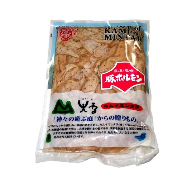 ※冷凍便での配送となります。定番の塩ホルモン！！柔らかさと弾力がクセになる美味しさです。■原材料名：豚直腸（チリ産）、肉エキス、発酵調味料（ぶどう糖、米、米こうじ、酒精、食塩）、食塩、砂糖異性化液糖、アーモンド粉末、動物油脂、香辛料、たん白...