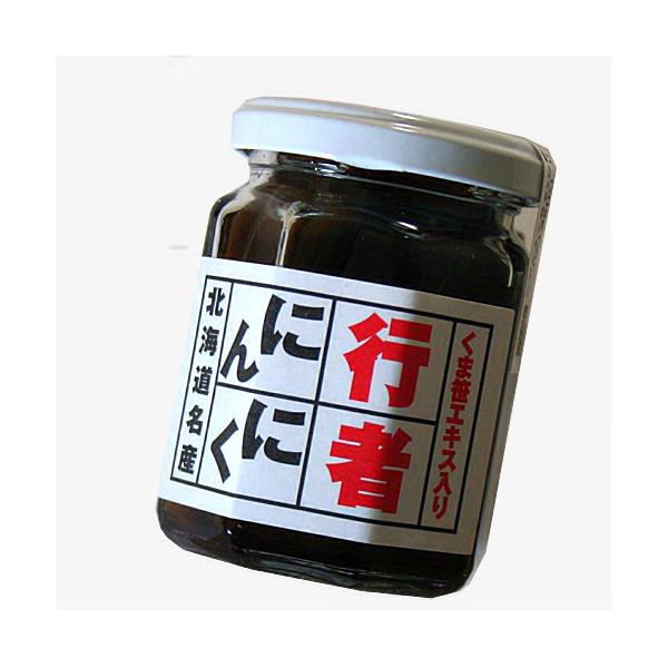 北海道で採れた行者にんにくに、くま笹のエキスを入れて醤油で漬け込んだ逸品です！！■原材料名：行者にんにく（北海道産）、醤油（原材料の一部に大豆、小麦を含む）、みりん、砂糖、くま笹濃縮エキス■内容量：50ｇ■賞味期限：製造から1年■保存方法：...