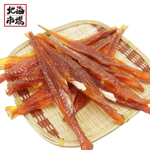 助宗鱈を甘く優しい味に仕上げました。昔懐かしい味わいです。【商品名】北海道産 たらみりん干し 【内容量】275g　【原材料名】助宗鱈（北海道産）、砂糖、食塩、醤油（小麦、大豆を含む）、ソルビトール、調味料（アミノ酸等）、甘味料（ステビア、甘...