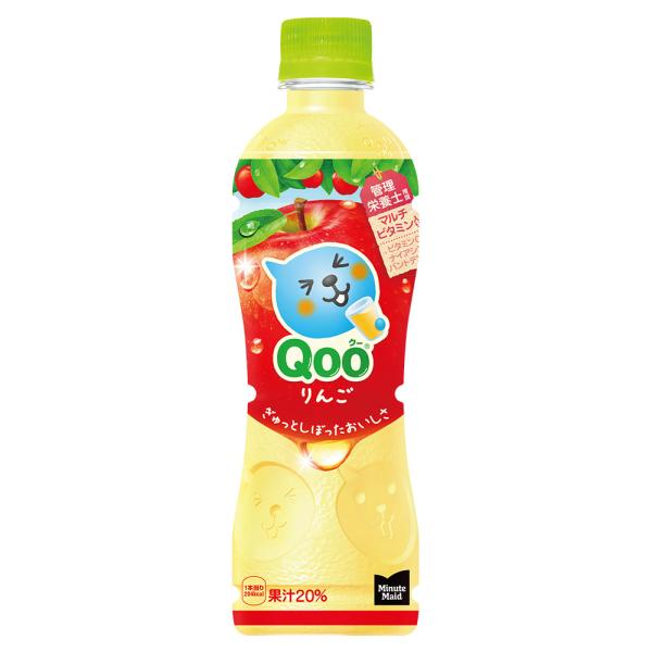 ●+10%対象●ジュース 果汁 ミニッツメイド Qoo クー りんご 425mlPET ペットボトル 24本 爆買