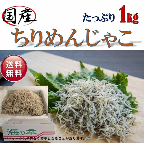 敬老の日 ちりめんじゃこ 国産ちりめんじゃこ １kg 大容量 ちりめん山椒 送料無料 大盛り