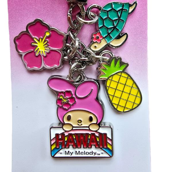 マイメロディ My Melody　ストラップ　ハワイ Hawaii限定 マイメロディ キーホルダー チャーム サンリオ マイメロ 日焼け