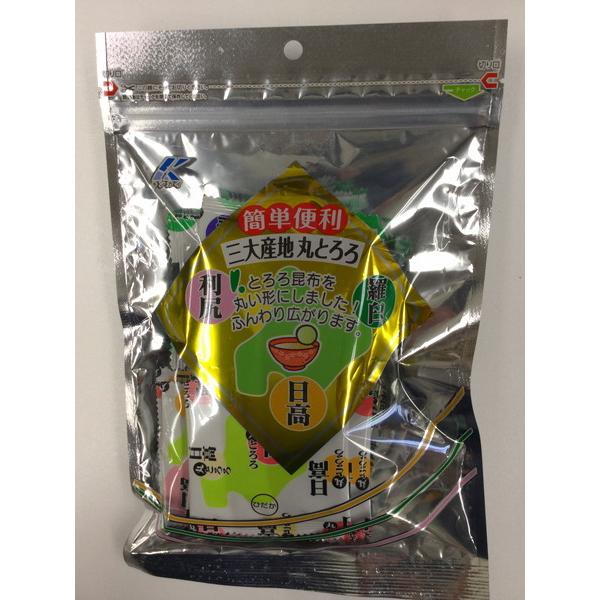 【特徴】 北海道三大産地（利尻、羅臼、日高）の昆布を丸い形のとろろ昆布にしました。従来のとろろ昆布のようにちぎる手間も無くお湯に入れるとふんわり広がりますので、手軽にお召し上がりいただけます。また科学調味料を使用しておりませんので、素材本来...