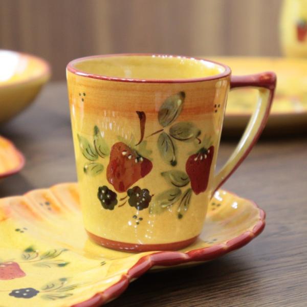 ポルトガル マグカップ コーヒーカップ フルーツ柄 ベリー PFA-26FS