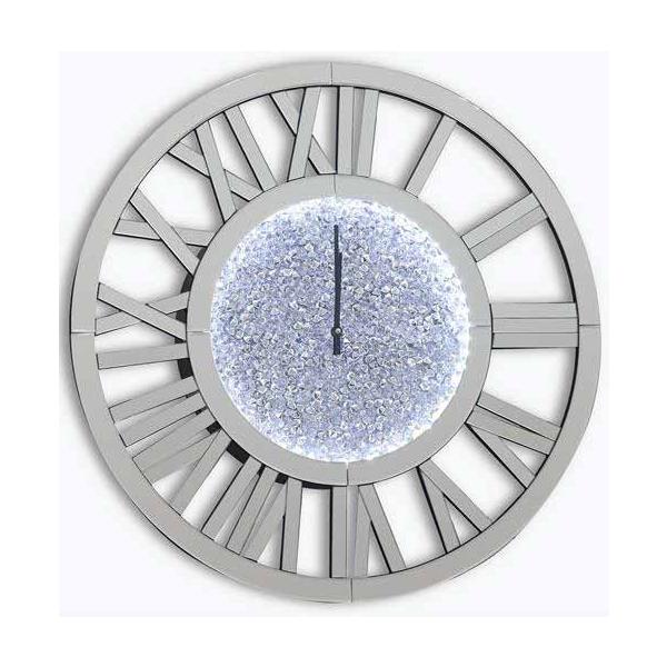 ミラー家具 掛け時計 シルバー ウォールクロック A ミラー家具 掛け時計 シルバー ウォールクロック A 【公式通販】