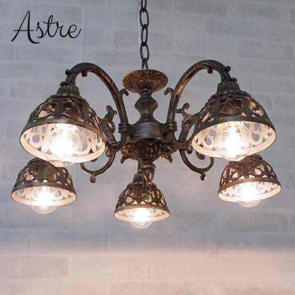 シャンデリア 5灯 アンティーク OB-068-5 MU-RA Astre 楽天市場