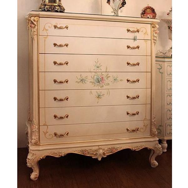 シリック 7段チェスト クラクレ 猫脚 CALIPSO 707 SILIK : インテリア