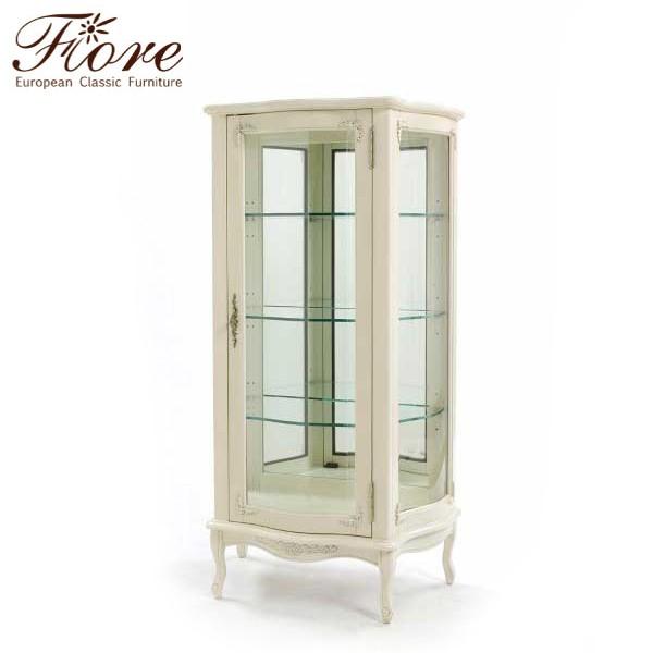 キャビネット ガラス ケース 猫脚 フィオーレ 白 ホワイト 白家具 ロココ調 ヨーロピアン イタリアン アンティーク 家具 601 044 インテリア北欧yahoo 店 通販 Yahoo ショッピング