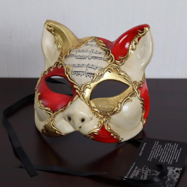 ベネチアンマスク カーニバルマスク 仮面 猫 キャット ゴールド ベネチアンマスク カーニバルマスク 仮面 猫 キャット ゴールド