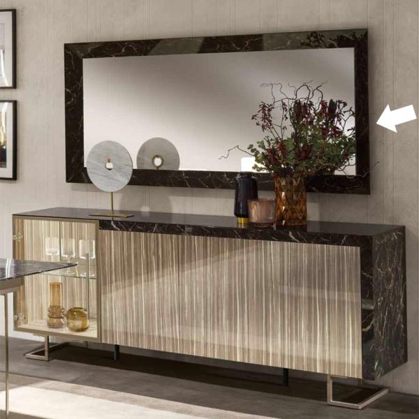 イタリア 壁掛けミラー 187cm 鏡 LUCE dark ルーチェダーク アレド