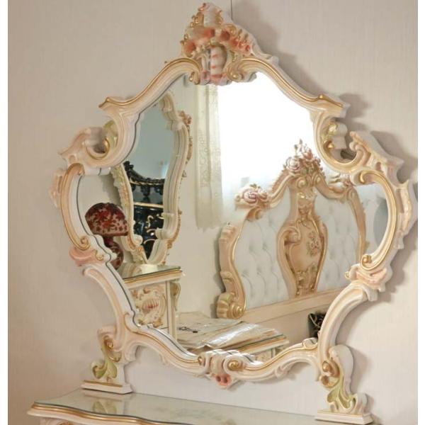 ロココ調 ミラー 鏡 壁掛け 直輸入 姫家具 ロココ ヨーロピアン 