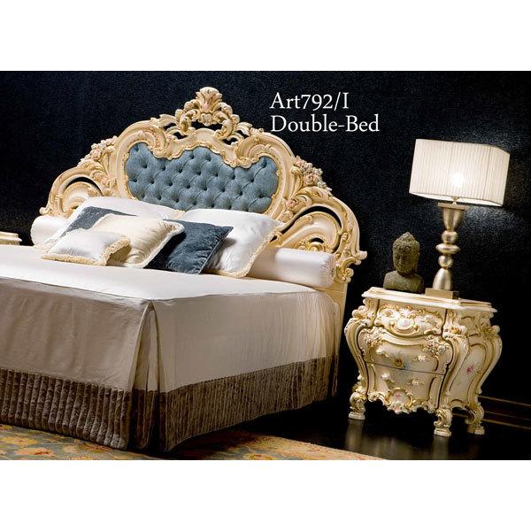 シリック 家具 ダブルサイズベッド マットレス別 OLIMPIA 792 I