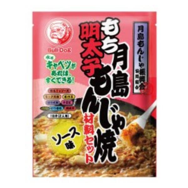 月島もんじゃ振興会協同組合推奨ご家庭で本場月島での人気メニュー「もち明太子もんじゃ焼」が楽しめるもんじゃ焼材料セットです。賞味期間：製造より8ヶ月原材料：●月島もんじゃソース（ウスターソース）：野菜・果実（トマト、たまねぎ、プルーン、にんじ...
