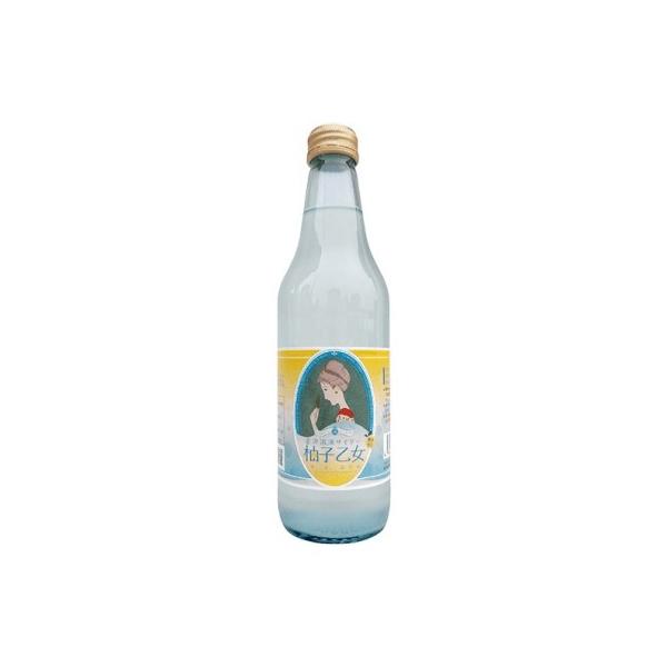 Ante 金沢湯涌サイダー 柚子乙女 340ml ２４本（１ケース） ＪＰ宅配100サイズ 地サイダー 金沢柚子 柚子 特産品 爽やか リフレッシュ 金沢 石川 北陸