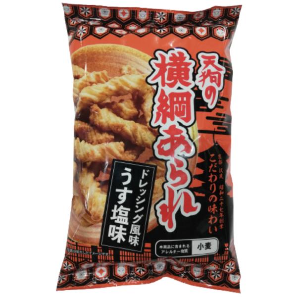 天狗製菓は考えています「安心安全な商品」であること「清潔なところ」で作られていること「美味しい」こといつも頭をひねり続けています。だからこそ出来るこの懐かしい味にやみつき必至です。賞味期間：製造より120日原材料名：小麦粉、植物油脂、でん粉...