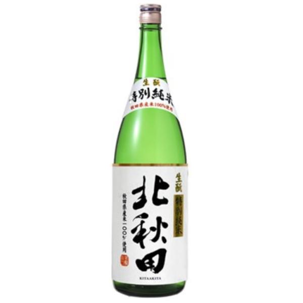 【Ｗ】北鹿 特別純米 北秋田 1.8L ６本（１ケース） ＪＰ宅配100サイズ 特別純米 純米酒 生もと仕込み コスパ 秋田 日本酒