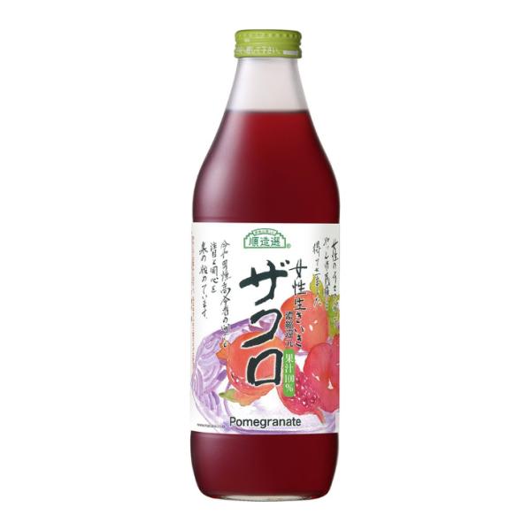 マルカイ 順造選 ザクロ 1000ml ６本（１ケース） 宅配100サイズ ザクロ果汁 濃縮還元 無添加 美容 健康 むくみ 美肌