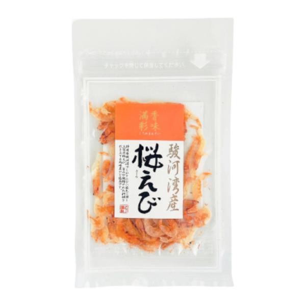 アマノ 香味満彩 駿河湾産 桜えび 5g １０個（１ケース） 【メール便】 桜えび 駿河湾 カルシウム 乾物 エビ 干しえび
