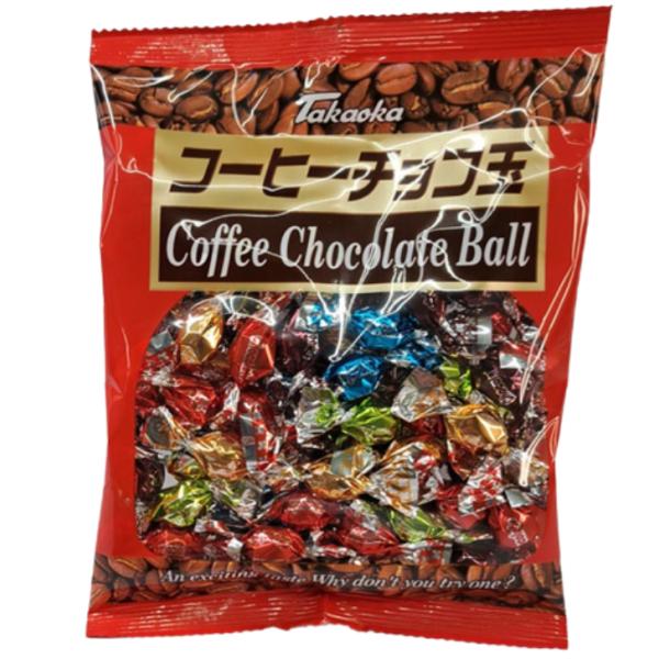 【クール便】高岡 コーヒーチョコ玉 80g ２４袋 （２ケース） __ 宅配100サイズ