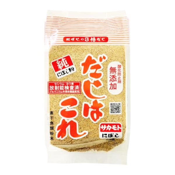 煮干を丸ごとほど良い粗さにした純にぼし粉にぼしの3倍だしの本品は、和食だけでなく中華、洋食でも「旨みとコク」が増します。賞味期間：製造より360日原材料名：まいわしにぼし（国産）、かたくちいわしにぼし（国産）