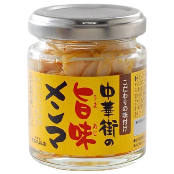 2種類のラー油を使った、クセになるピリ辛味鶏だしをベースに、具入りラー油とごまラー油の2種類のラー油を使い、ほんのりピリ辛に仕上げました。辛すぎず、うま味濃厚なので、ビールのおつまみにもぴったり！醤油味のメンマとはひと味違うおいしさです。賞...