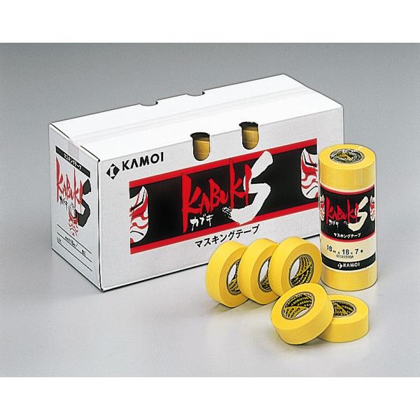 カモ井　 KABUKI マスキングテープ 50mm×18m 20巻入　2箱セット hokurikupaint_kamoi-kabuki-50