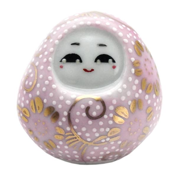 九谷焼 姫だるま 白粒ピンク（中） : 北山堂 - 通販 - Yahoo!ショッピング