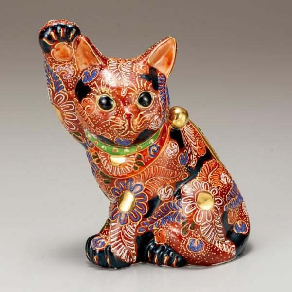 招き猫 九谷焼 右手 置物 オブジェ 通販 価格比較 価格 Com