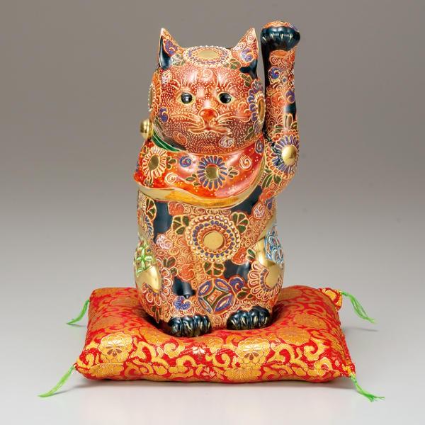 招き猫 九谷焼 左手 置物 オブジェ 通販 価格比較 価格 Com