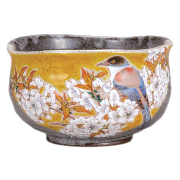 九谷焼 抹茶碗 吉田屋山桜に鳥K9-855 : 北山堂 - 通販 - Yahoo