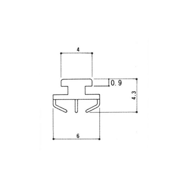 三協部品 引違い窓 気密材 吸音材 気密材 たてかまち 3k21 三協 引き違い窓 サッシ ゴム部品 パッキン ゴムパッキン 3k 21 純正パーツセンター ホクセイ 通販 Yahoo ショッピング