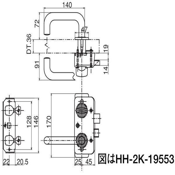 YKKAP�r�����i ��^�ʕt�^���o�[�n���h����(HH-2K-19553)