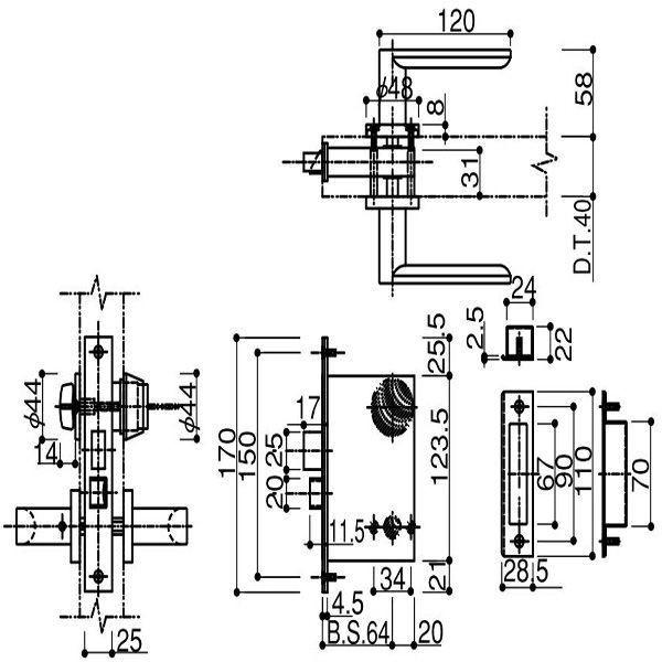 YKKAP�r�����i �x���^���o�[�n���h����(HH-3K-11786)