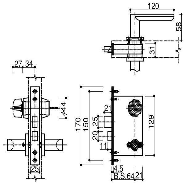 YKKAP�r�����i �x���^���o�[�n���h����(HH-3K-11796)
