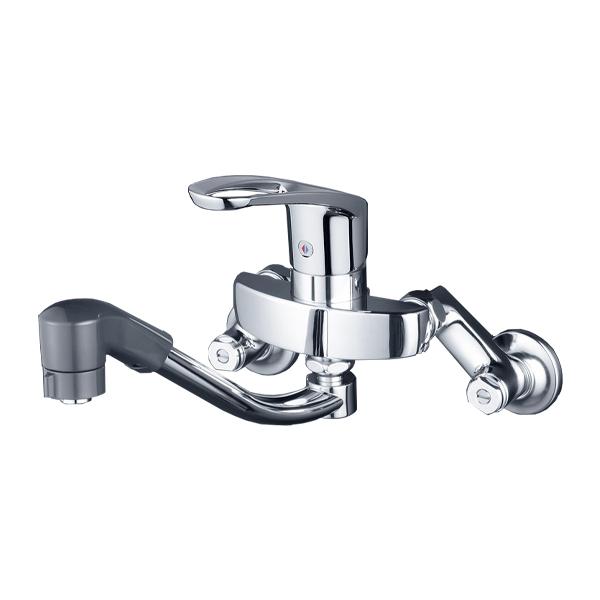KVK水回り部品 キッチン用水栓 壁付シングルレバー:壁付 KVK水回り部品 キッチン用水栓 壁付シングルレバー:壁付