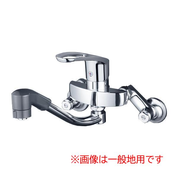 KVK水回り部品 キッチン用水栓 壁付シングルレバー：壁付シングル