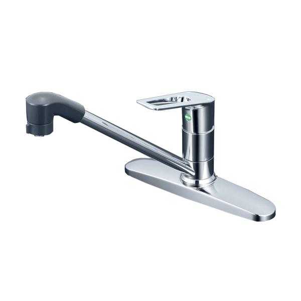 KVK水回り部品 キッチン用水栓 台付シングルレバー：シングルレバー式