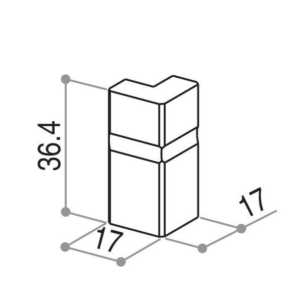 Ykkap造作材 幅木 コーナーキャップ 出隅用 ミニタイプ用 Ykk Ykk造作材 Ykk幅木 巾木 はばき 見切り材 室内建材 建材 Buyee Buyee Japanese Proxy Service Buy From Japan Bot Online
