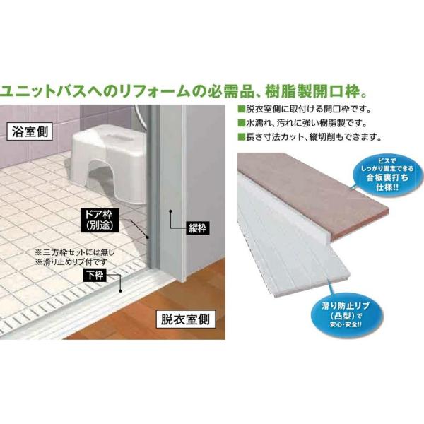 リフォーム用品 バリアフリー 浴室・洗面所 ユニットバス用開口枠