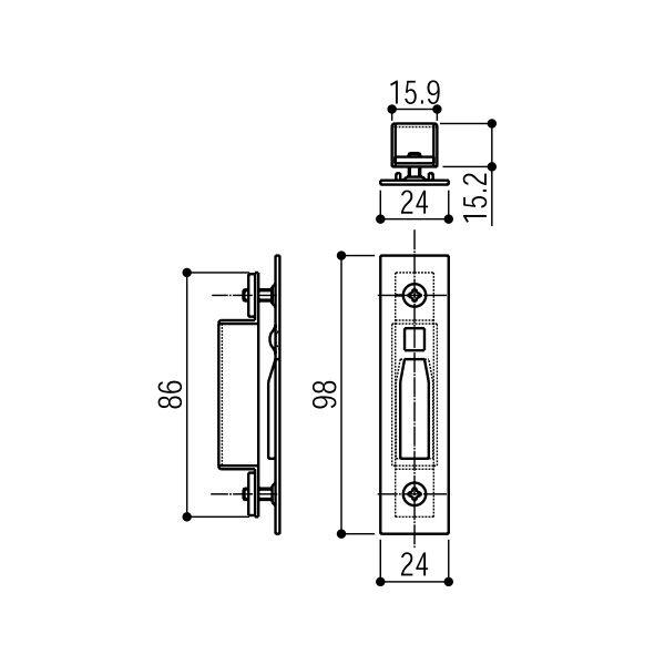(HH-4K-12499)@YKK@󂯁@P[X@g@󂯁@ˁ@ˁ@ց@