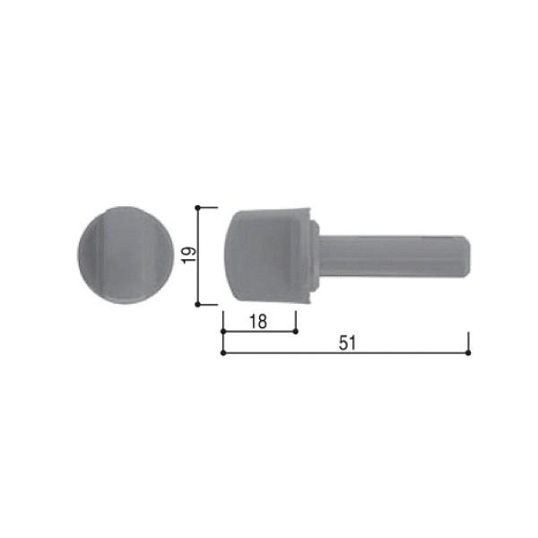 YKKAP交換用部品 サムターン(HH-K-39731) HHK39731 浴室出入口用引き戸
