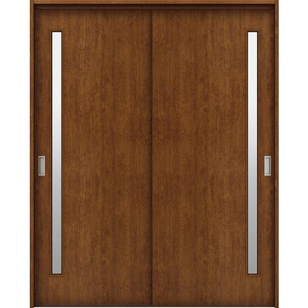 最旬ダウン Ykkap室内引戸ラフォレスタ スタイリッシュ 木目たて 2枚引き違い戸tn ケーシング枠 幅1643mm 高13mm Ykk Ykk室内引戸室内引き戸室内建具 公式