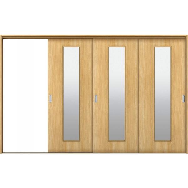 注目の福袋をピックアップ Ykkap室内引戸ラフォレスタ スタイリッシュ 木目たて 3枚片引き戸tg ケーシング枠 幅3222mm 高33mm Ykk Ykk室内引戸室内引き戸室内建具