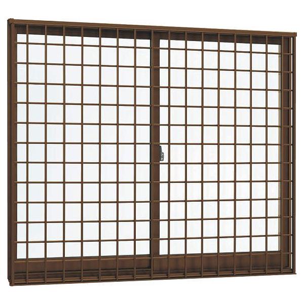 Ykkap窓サッシ 住宅設備 引き違い窓 Diy 工具 フレミングj 複層防音ガラス 2枚建 面格子付 井桁格子 半外付型 透明5mm 透明3mm 幅1800mm 高970mm アルミサッシ サッシ 窓 格子付 Nhl M Ap2 P5p3 ノース ウエスト