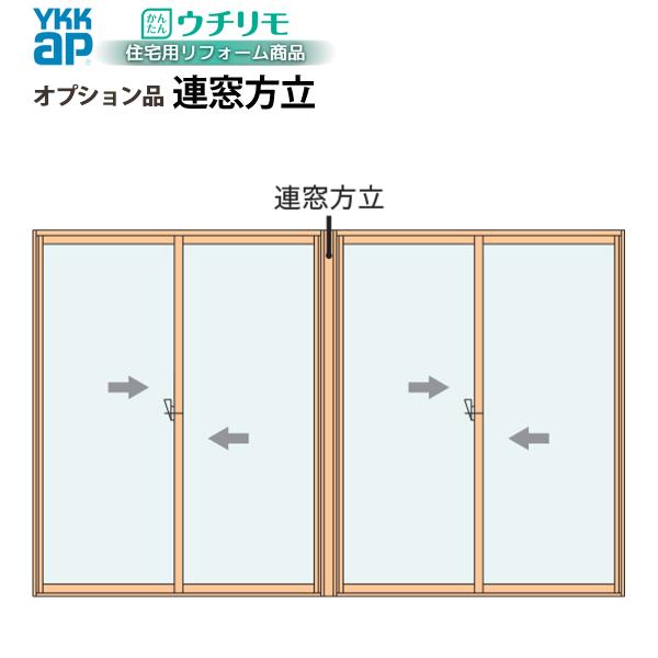 YKKAPウチリモ オプション 連窓方立 幅550〜4000 × 高2001〜2600