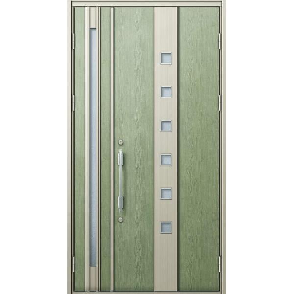 断熱玄関ドア Ykk ヴェナート Bタイプ 木目調 Ykkap玄関 断熱ドア Ykk玄関ドア 開き戸 ドア 扉 板戸 障子 親子 断熱玄関ドア D2仕様 ドア高23タイプ K10型 幅1235mm 高2330mm 木目調