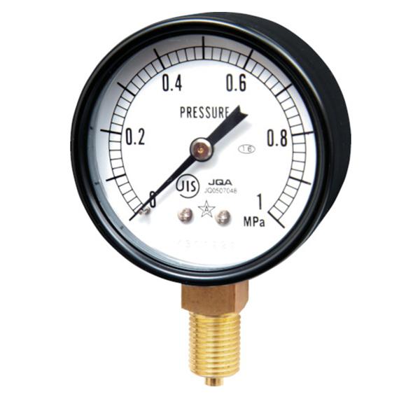 ※商品の詳細はメーカー公式サイトをご覧ください。【質量】180g【特長】●ケースおよびカバーは電着塗装で耐食性に優れています。●圧力計の3大流体（エア・油・水）のどれにでも使用できます。●JIS B 7505-1規格品です。【仕様】●圧力レ...